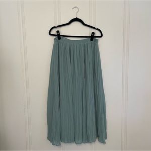 Teal Maxi Skirt